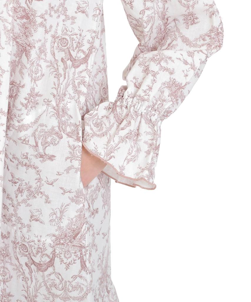 Narue Cotton Double Gauze Toile De Jouy Night Dress