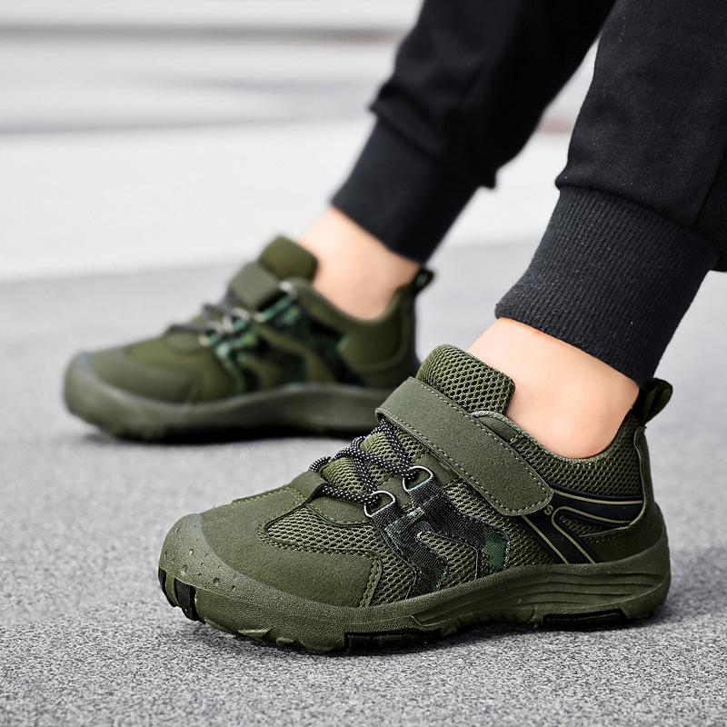 Classmates Spring and Autumn 2025 New Children's Outdoor Sports Shoes Wear-resistant and non-slip Mountain Climbing Middle and Older Children's Mesh