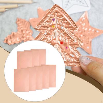 8 Pieces Cardstock Paper Crafting Supplies Versatile X 12 Inch Foil Board for Christmas