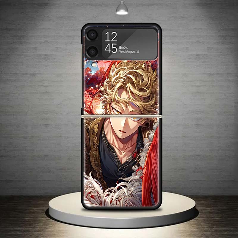 Hawks MHA My Hero A-Academy Phone Case For Samsung Galaxy Z Flip 7 6 5 4 3 5G Shockproof Cover Z Flip7 Flip6 ZFlip5 Flip3 Flip4