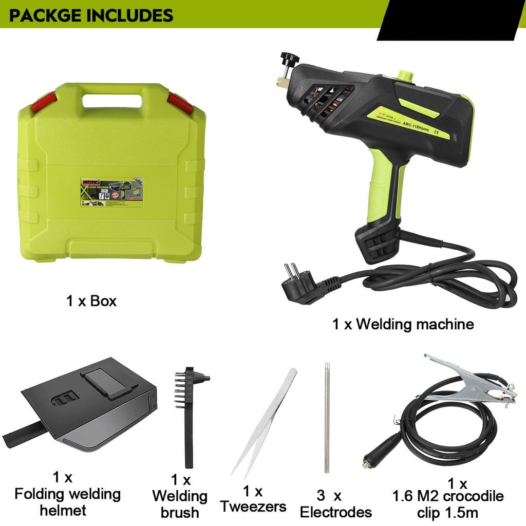 4100W Handheld Arc Welder Semi-automatic Welding Machine Automatic Digital Intelligent Current Adjustment Welder