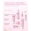 LAIKOU Japan Sakura Skin Care 7-pieces set, Face Cleanser Toner Serum Cream Mud Mask Sunscreen Eye Cream