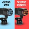 Car Heater 12V 150W Portable Windscreen Defroster 2 In 1 Fast Car Windscreen Heater Fan with Suction Cup