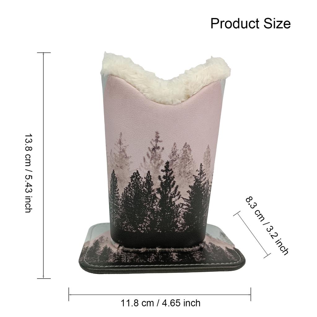 Plush Eyeglass Holder Leather Eyewear Display Stand Fabric Pencil Holder Stylish Minimalist Eyewear Storage Solution