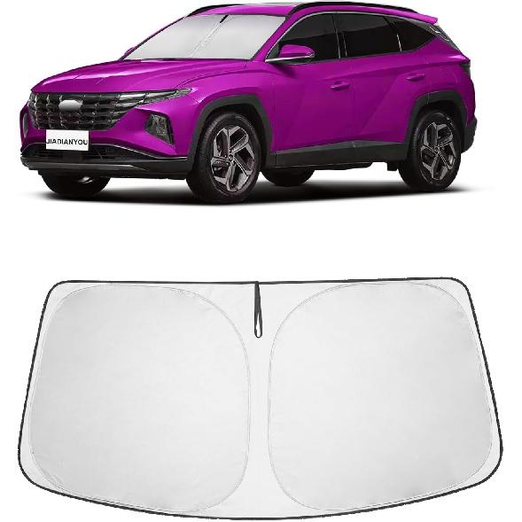 for BMW X5 Windshield Sun Shade - Foldable Windshield Cover Sun Shade X5 2014-2025 Accessories Protect Car from Sun Rays Overlapping UV Reflective