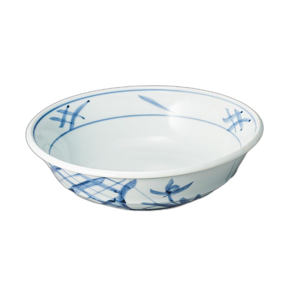 

floor plan chrysanthemum round bowl Moribachi Hand-drawn 9.0 [28×8cm]