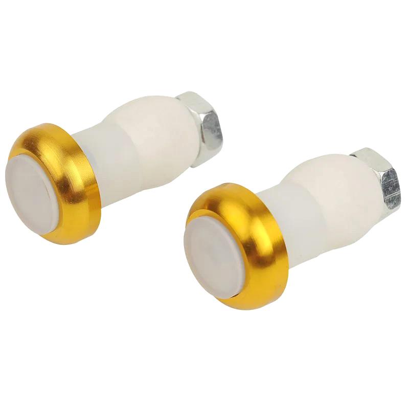 1 Pair Safety Cycling Bike Turn Signal Handle Bar End Plug Led Red Light Lamp Magnetic Handle Light Night Riding Warning Light