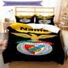 3pcs Custom Name S.L. Benfica Bedding Set Duvet Cover Closure Includes 1 Duvet Cover & 2 Pillowcases, Soft and Comfortable for All Seasons.