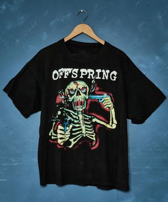 Pánské/dámské tričko The Offspring Band Tee Tour pro dospělé Černé Velikosti S až 5XL QX598