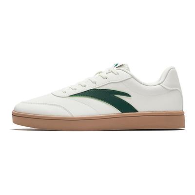 Vitalität Klassisch Retro Campusleben Mode Vielseitig Minimalistisch Low-Top Sneaker Herren Sneaker Elfenbeinweiß Pilzgrün 912618099-5