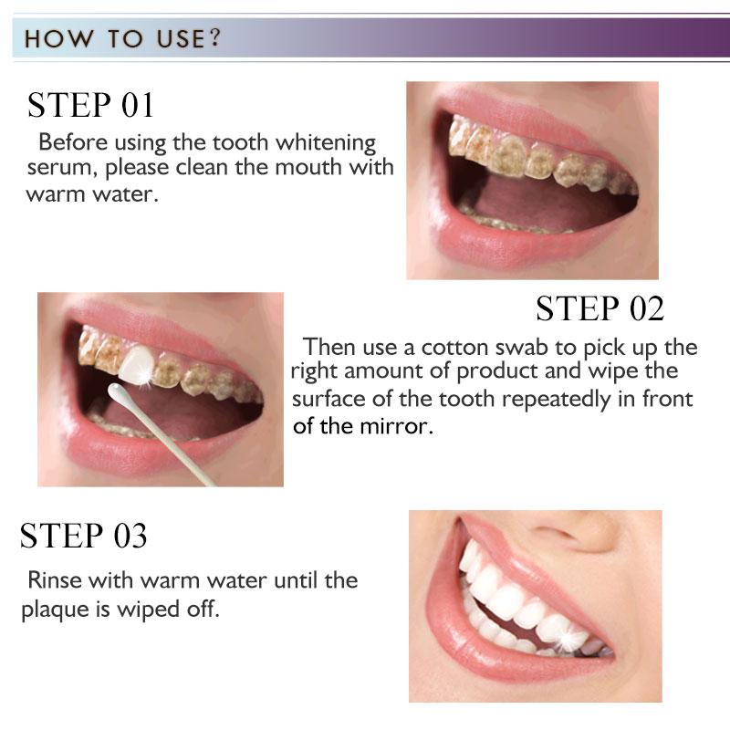 Teeth Whitening Serum Oral Hygiene Cleansing Essence Removes Plaque Stains Yellow Tooth Bleaching Dental Care Tools