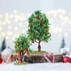 MAGICLULU 2pcs Mini Artificial Apple Trees Realistic Simulation Apple Trees Simulation Fruit Tree Micro Landscape Apple Trees for Landscaping Home