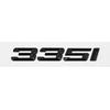 For BMW G20 G21 G28 F30 F31 F34 F35 E90 E91 E92 E93 E46 DIY Sticker Rear Trunk Badge Plastic Decal 3 Series 328i 330i 335i 340i KITG9