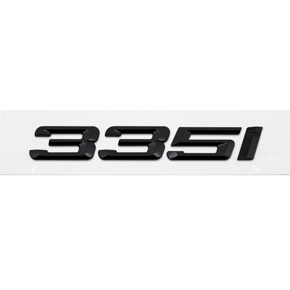 For BMW G20 G21 G28 F30 F31 F34 F35 E90 E91 E92 E93 E46 DIY Sticker Rear Trunk Badge Plastic Decal 3 Series 328i 330i 335i 340i KITG9