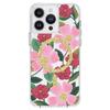 Rifle Paper Clear Magsafe - Etui Iphone 14 Pro Max Zdobione Złotem (Rose Garden)