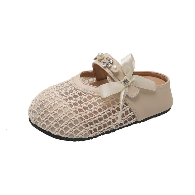 

Thick-soled inner height-increasing Birkenstocks Hollow-out breathable bag head half slippers Women s summer wear 2025 new hole-hole cool slippers 35