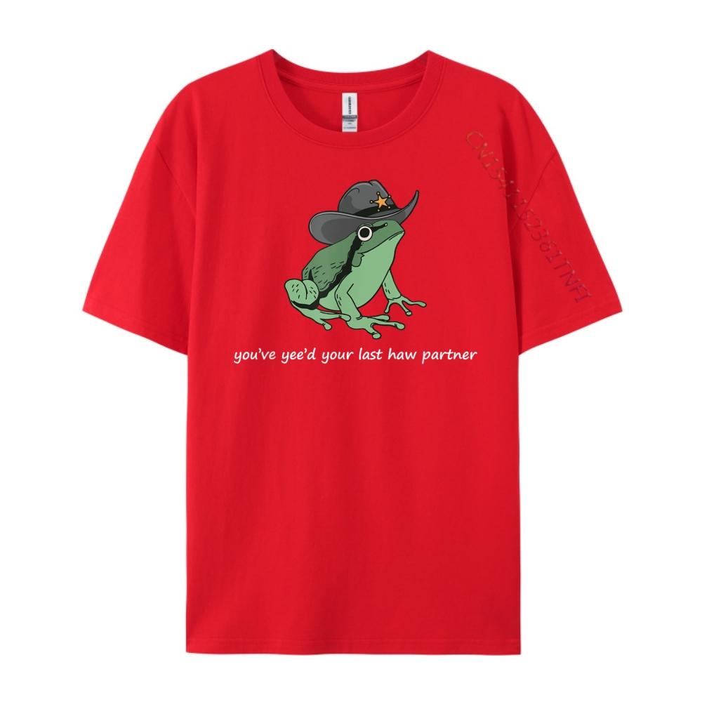 Frog With Cowboy Hat You Ve Yee D Your Last Haw Jokes XS Graphic T Shirts Funny T Shirts T-shirts Alphabet S