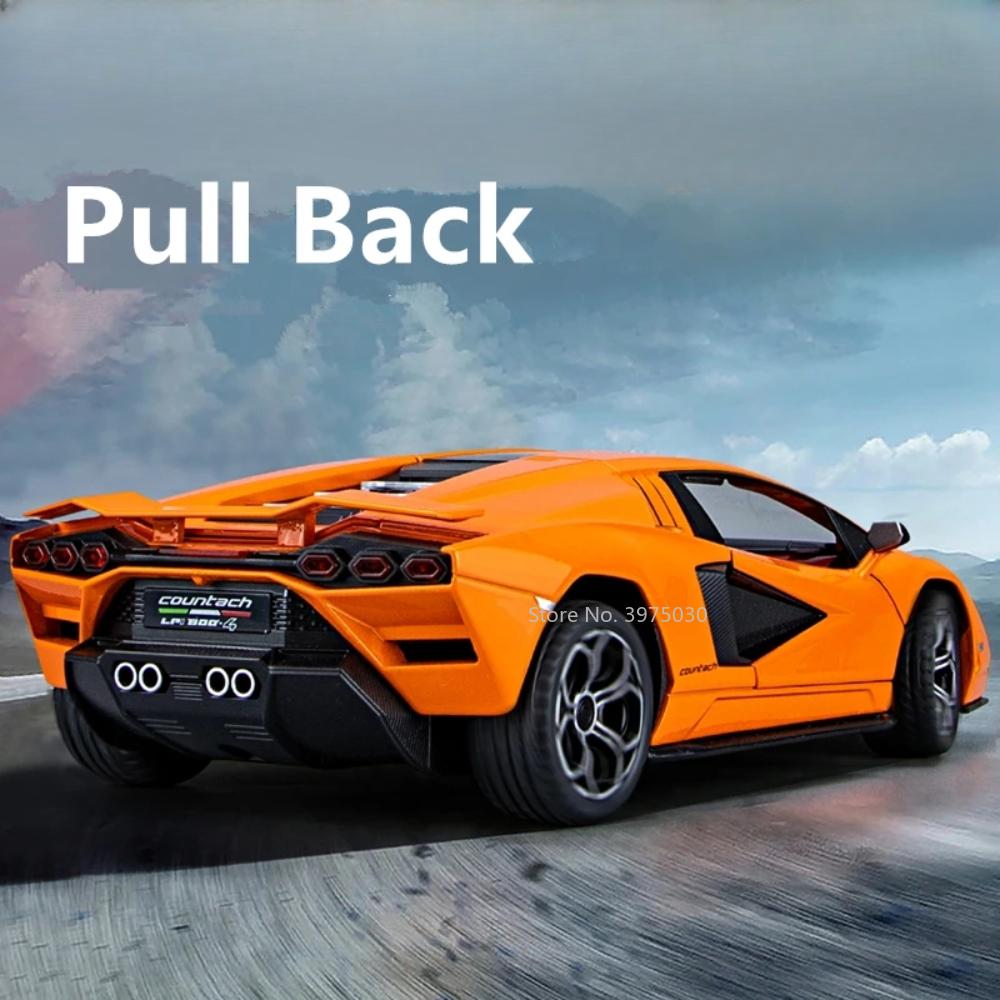 1/24 Lamborghini Countach LPI800-4 сплав спортивная модель автомобиля литая игрушечная — фото 4