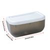 Box Kunststoffgehäuse Wandmontiert Handtuchpapierbox Organizer für Badezimmer Küche