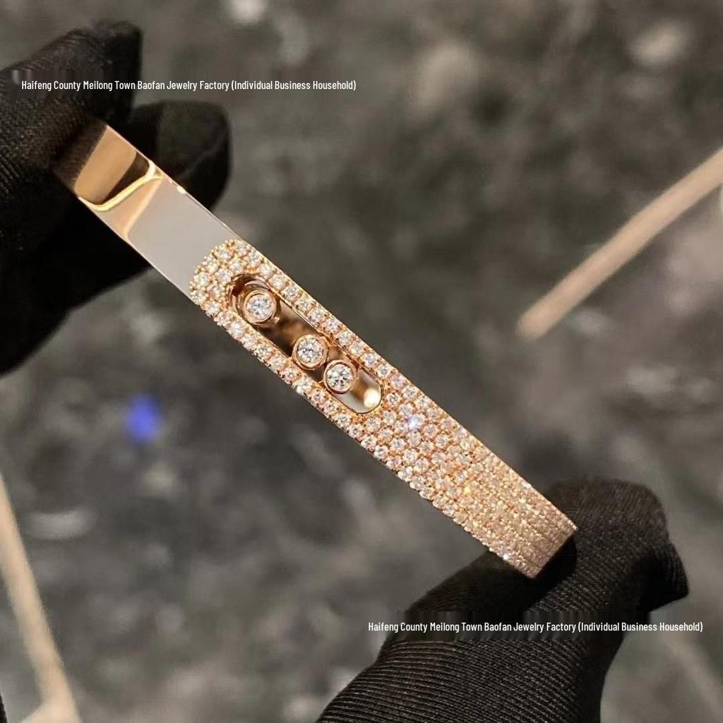 Europees & Amerikaans Luxe Diamant Ster Armband: Dames Gouden Emotioneel Koppel Armband