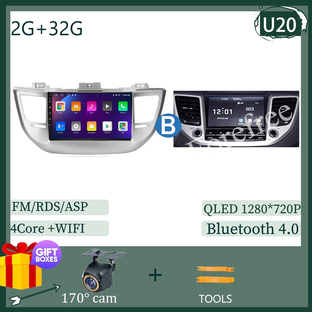 

Для Hyundai Tucson 2015-2018 Автомагнитола Стерео Мультимедиа Android 13 Авто Беспроводной Carplay Видеоплеер Экран 5G WIFI БЕЗ 2DIN BT