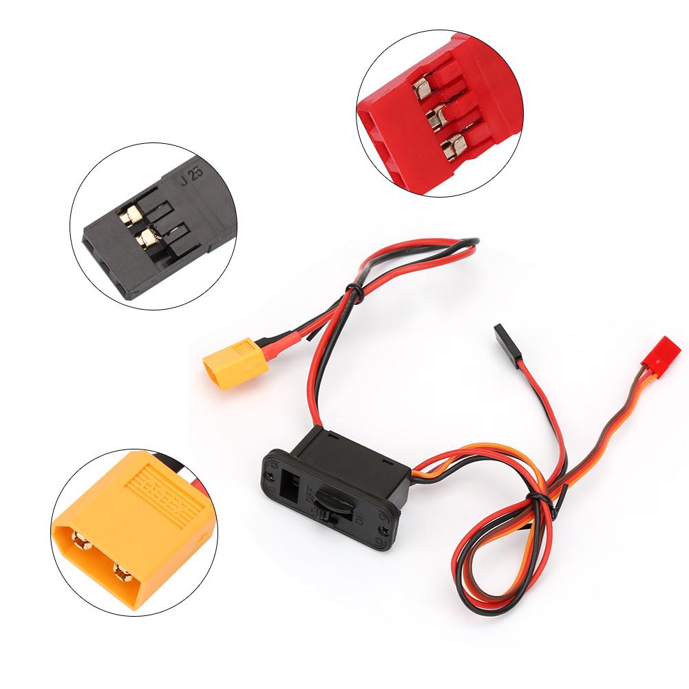 Buy On/Off Connector Power XT60 XT-60 To JR/futaba Male Connector for ...
