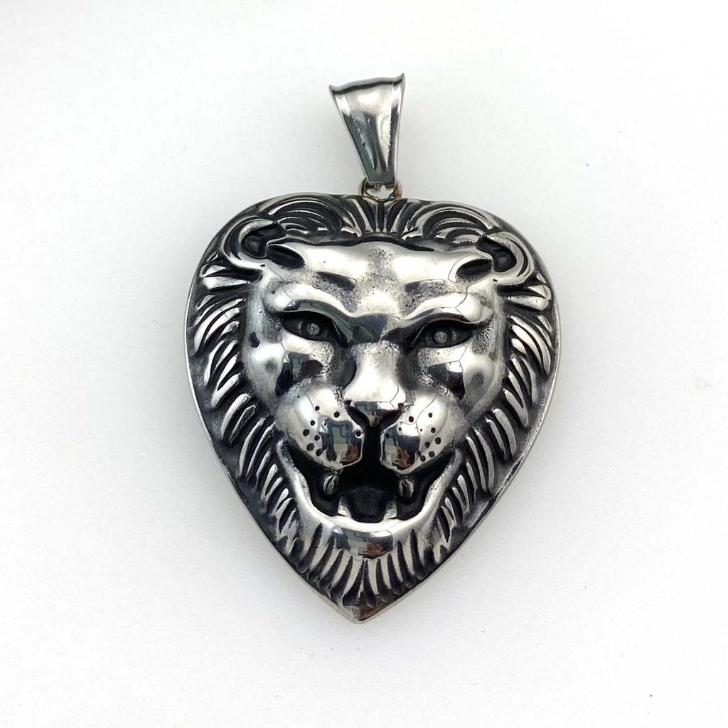 Necklace Retro Lion Head Trend Hip Hop Punk Pendant