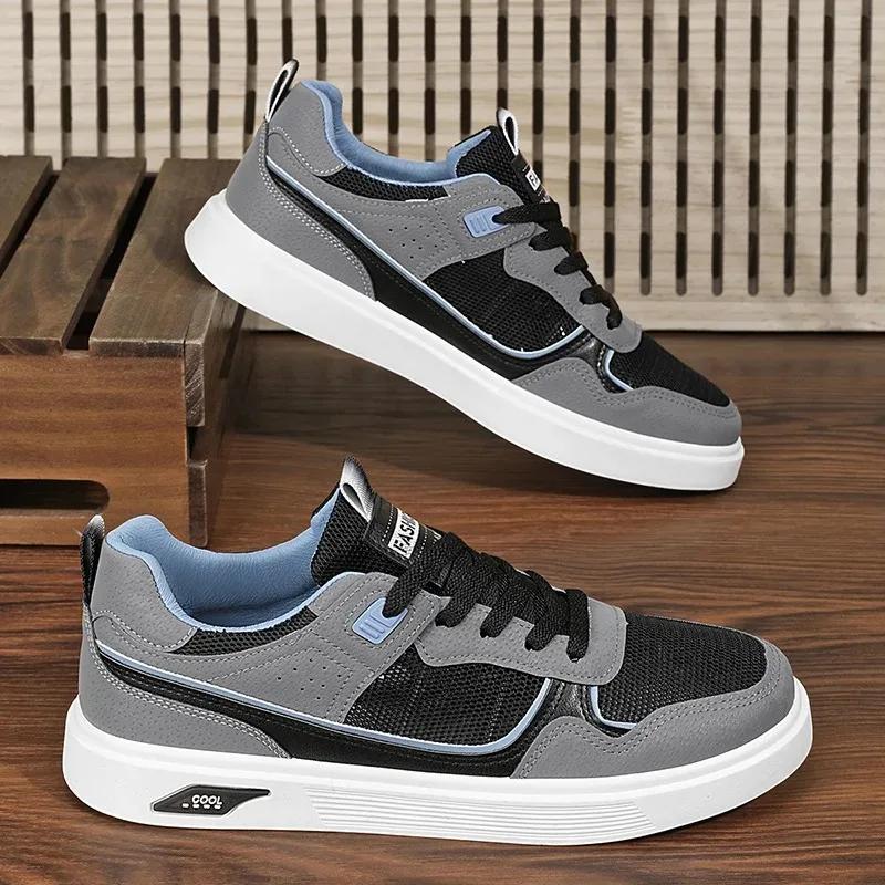 Fashion 2025 Summer New Mesh Breathable Men Shoes Outdoor Men Lightweight Casual Shoes Fashionable Casual Sneakers Zapatillas Hombre