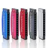 10-otworowa harmonijka ustna tonacji C Blues Harp Harmonijka ustna Obudowa z brązu fosforowego Diatoniczny zestaw harmonijkowy dla początkujących dla dzieci