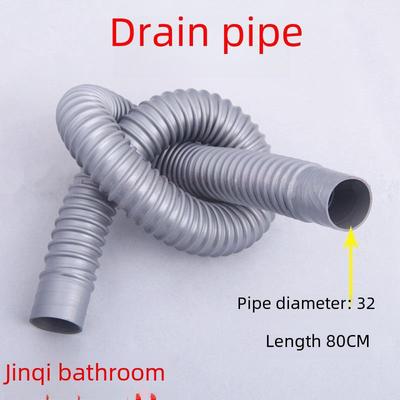 80 Graues PVC Abwasserrohr Verlängerung - Einzelnut Auslass Wellrohr für Entwässerung