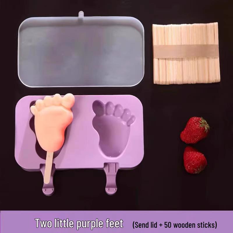 Bear-Shaped Ice Cream & Popsicle Mold - Food-Grade Silicone for Homemade Treats