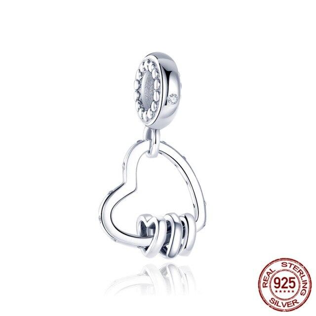 Charm Bead Fit  Bracelet DIY Dangle Charms For Mom Son Daughter Sister Friends Lover