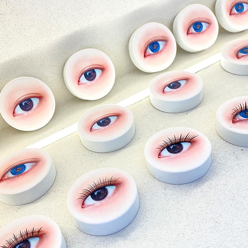 Eyelash Extension Training False Eyelash Display Board Eyelash Display Tray Fake Lashes Holder Eyelash Maker Model Teacher Teach