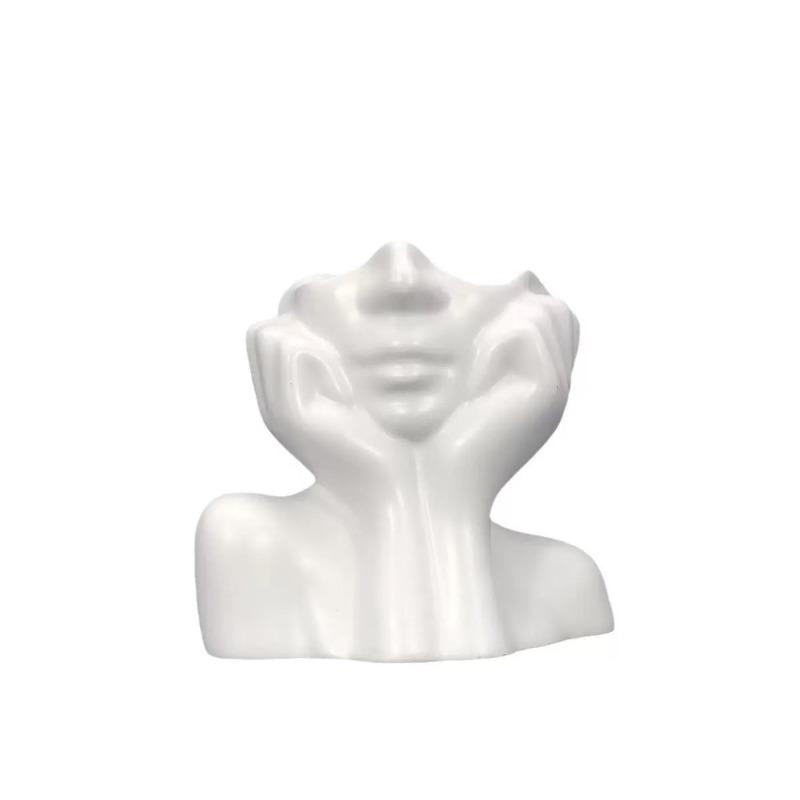 

1 шт. Милый держатель для кистей для макияжа в форме рук - Органайзер для туалетного столика с полированной отделкой, Для хранения на столешнице в ванной комнате и на рабочем столе