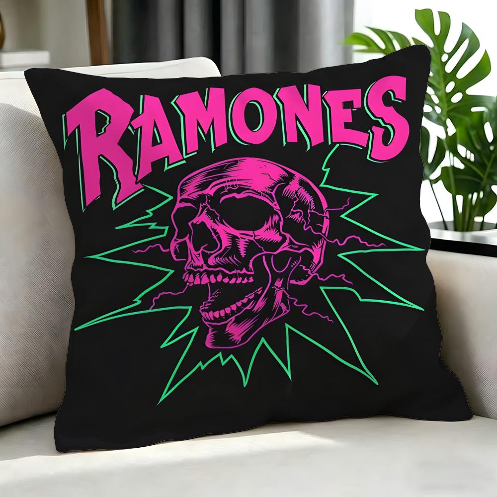 band Ramones Cushion Cover Cushion Cover Set 4Pcs 50x50 45x45 40x40 Pillowcase Decorative Sofa Home Decor