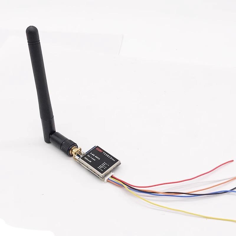 FPV Set TS5823Pro 200mW/600mW Video 5.8GHz 40CH Transmitter and Cmos 1/3 1800TVL Mini FPV Camera 2.1mm For RC Racing Drone Model