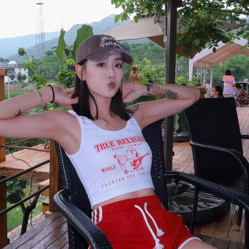 

Square Collar High Stretch Summer Crop Tops Women Short Sleeve Tops Sexy Pullover Bottoming Blouses Slim T-shirt XL білий