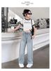 Girls' Tencel Breathable Wide Leg Summer Pants - Medium/Large, Soft & Stylish