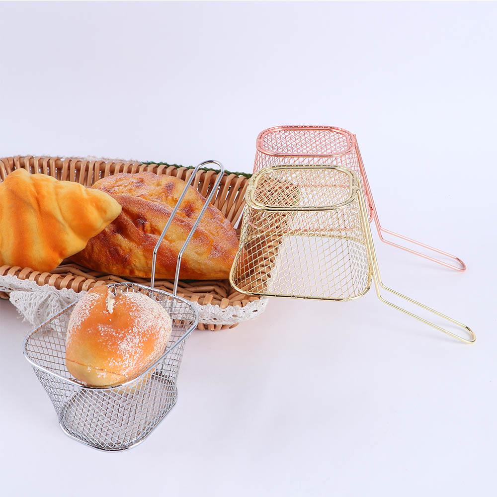 Food Filter Chef Fryer Frying Strainer French Fries  Basket Kitchen Cooking Gadgets Colander Tool