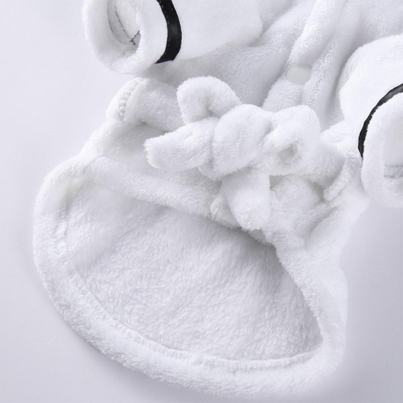 Puppy Dog Nightgown Breathable Puppy Bathrobes Comfortable Wear Solid Color Warm Pet Apparel Soft and Stretchy