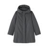 MUJI Down Medium Size M Women's Water-Repellent Mid-Length Coat, BD10UA5A, Gray,