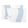 STYLE Decor 2-Piece Set: 4 Laminated Placemats and 4 Laminated Coasters. Perfect for Dining Tables, Parties, and Table Coordination. Water Flow Design