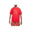 Nike ACG Series Triangle Logo Print Sports Crew Neck Short Sleeve T-Shirt Men Tops Red DJ3645-657