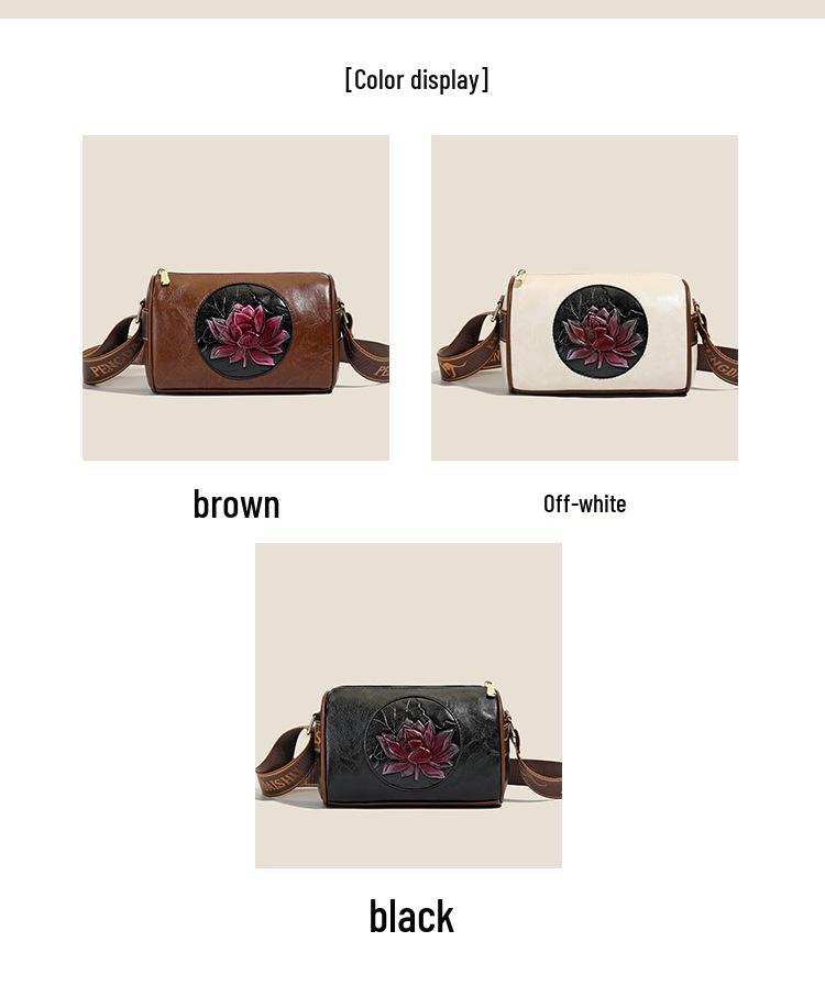 2025 National Tide Style Women's Boston Shoulder and Crossbody Bag