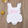 Neugeborenen Baby Mädchen Strampler Kleidung Outfit Sunsuit Sommer Overall Body