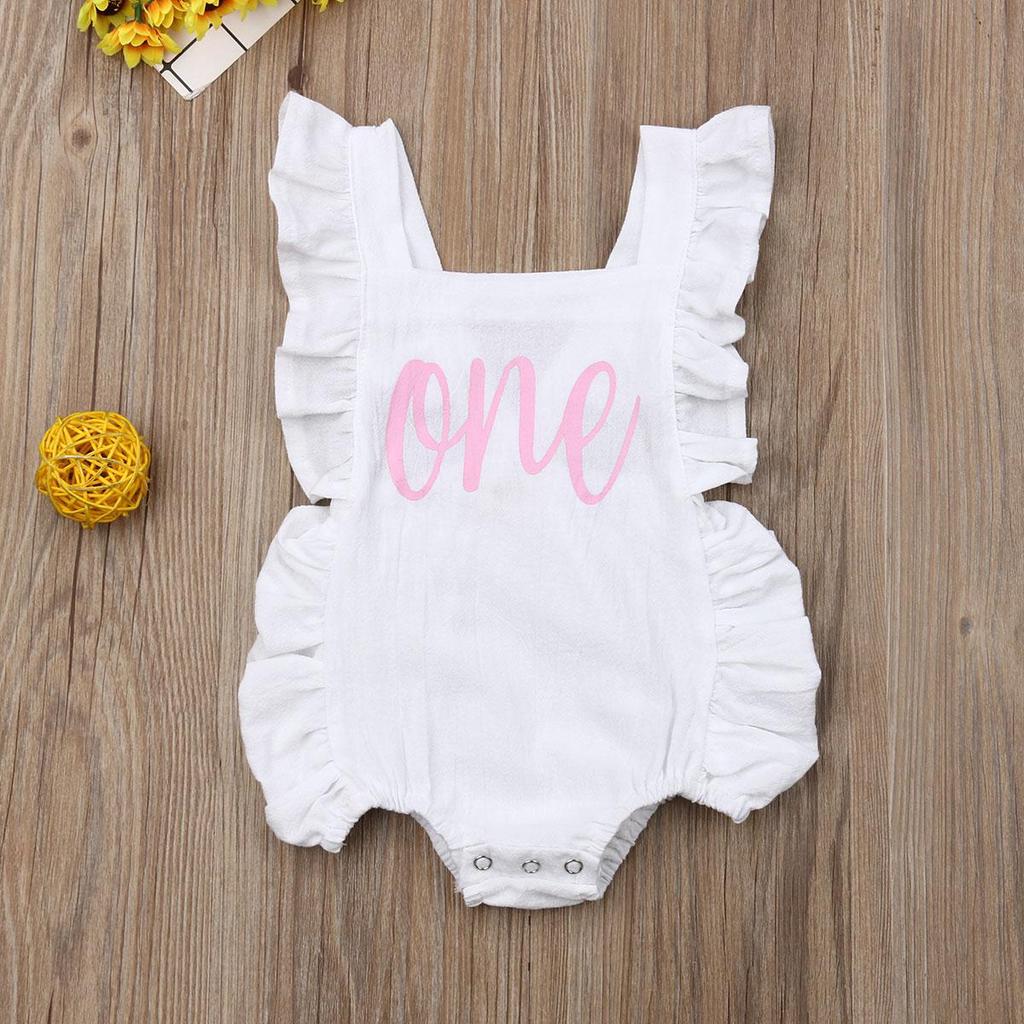 Neugeborenen Baby Mädchen Strampler Kleidung Outfit Sunsuit Sommer Overall Body