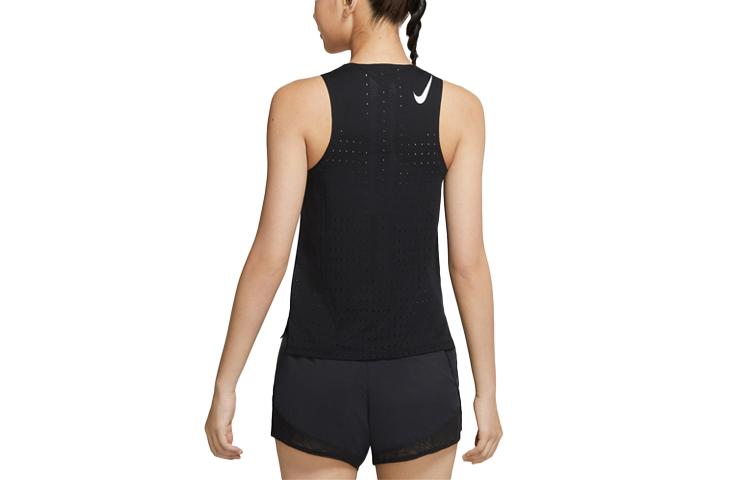 Nike Running Tank Tops Women's Black Moderate Racerback CZ9386-010