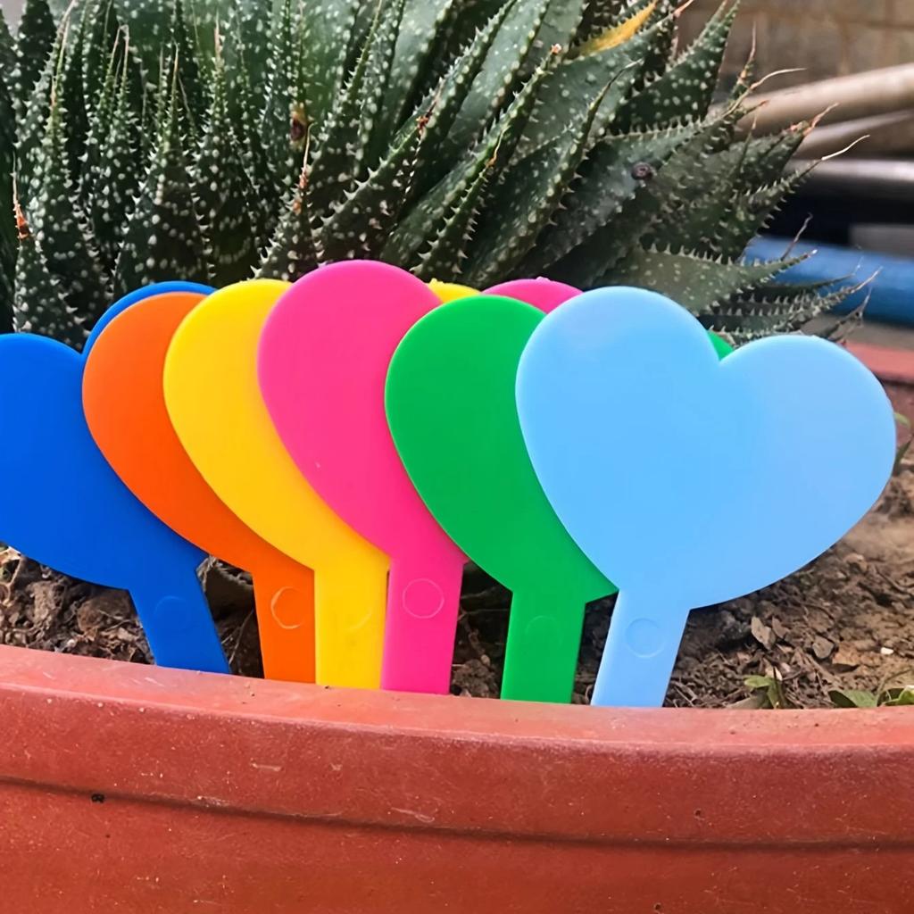 20PCS Waterproof Garden Plant Labels Plastic Tags Nursery Markers Flower Pots Seedling Write Sign Mark DIY Garden Decor Tools