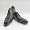 Fashion Classic Oxford Men Shoes Cowhide Business Derby Shoe New Style Handmade System Printing Dress Wedding Party Formal Man Footwears