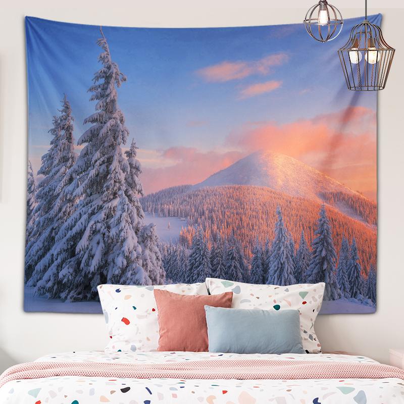 Natural Beauty Tapestry Sunset Sunset Scenery Wall Art Decoration Tapestry Room Aesthetics Living Room Bedroom Home Decor